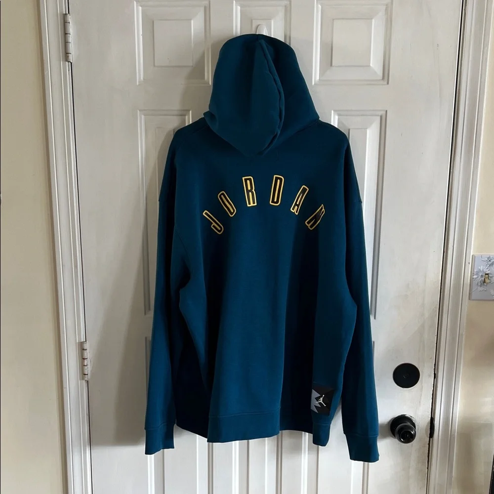 Jordan Teal Hoodie with Black and Gold Logo nwt - Picture 2 of 5